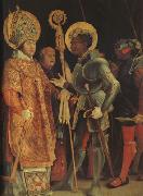 Matthias  Grunewald, The Meeting of St Erasmus and St Maurice (mk08)